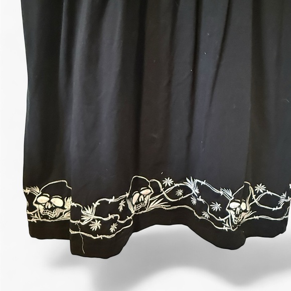 Cowgirl Justice Embroidered Skull Western Dress – Size Large – Boutique Style - Picture 9 of 9